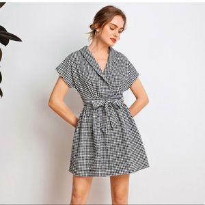 Black and White Gingham Dress